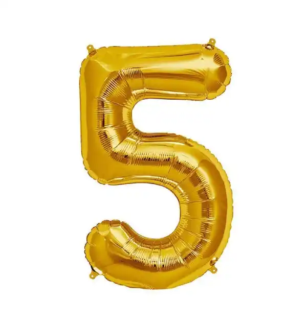 Foliové balonky Jumbo čísla 65"/ 163 cm