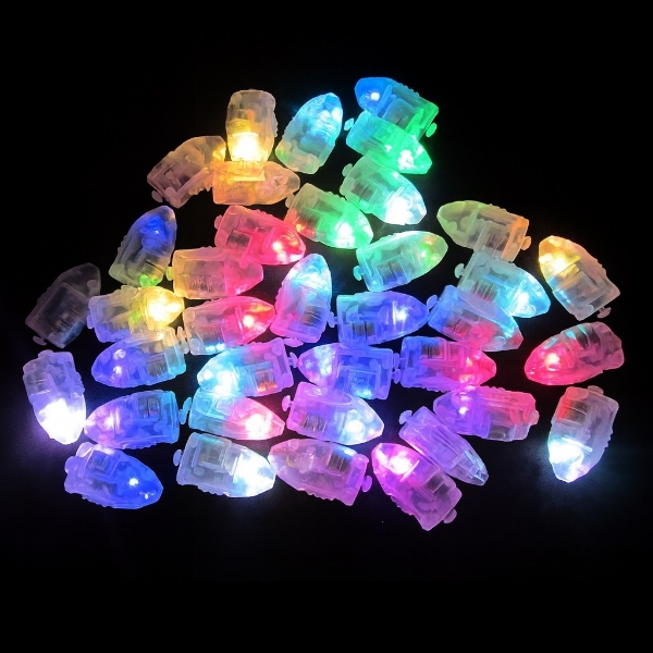 Svítící bubliny a LED světélka