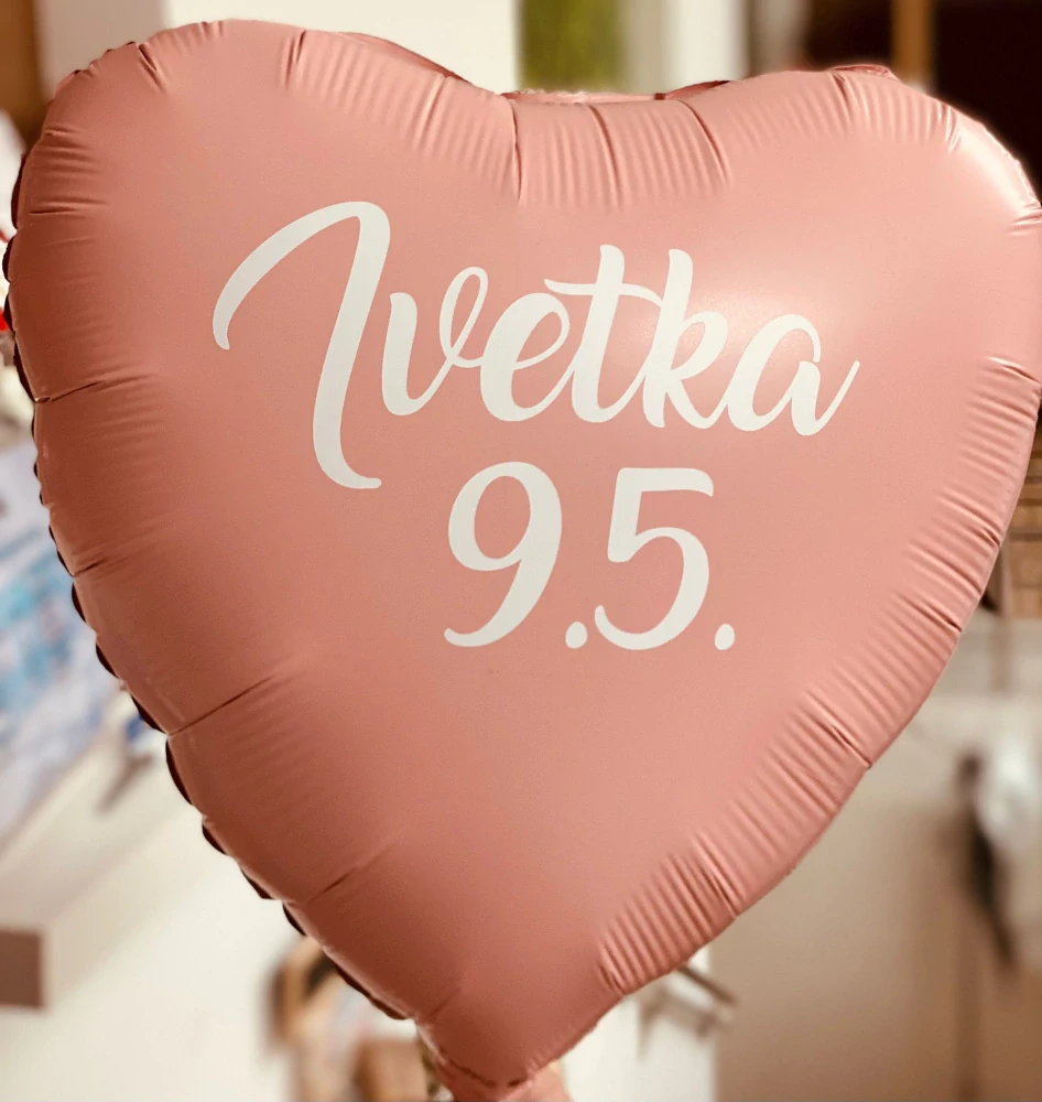 Personalizovaný balónek s héliem