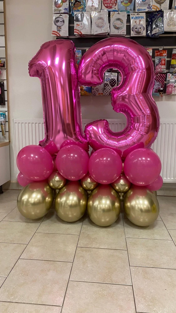 Personalizovaný balónek koule na podstavci