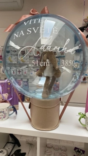 Personalizovaný balónek koule na podstavci